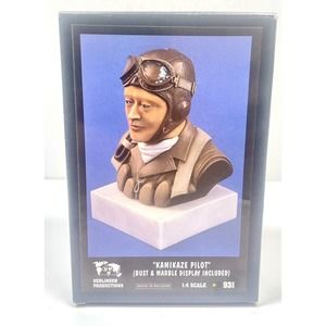 Verlinden Productions WWll Japanese Kamikaze Pilot 1:4 Resin Bust Model Kit 931
